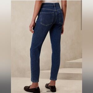 NWT TALL BANANA REPUBLIC FACTORY high rise skinny jeans denim relaxed fit